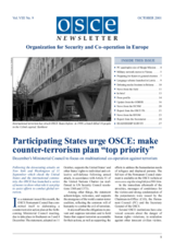 OSCE Newsletter October 2001