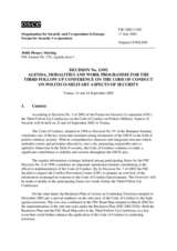 Forum for Security Co-operation Decision No. 13/02