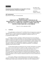 Forum for Security Co-operation Decision No. 13/02 (es)