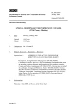 Journal of the 557th Special Plenary Meeting of the Permanent Council