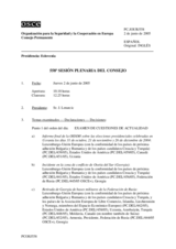 Journal of the 558th Plenary Meeting of the Permanent Council (es)