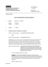 Journal of the 362nd Plenary Meeting of the Forum for Security Co-operation (de)