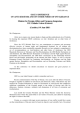 Address by the Minister for Foreign Affairs and European Integration of Croatia, Kolinda Grabar-Kitarovic Address by the Minister for Foreign Affairs and European Integration of Croatia, Kolinda Grabar-Kitarovic