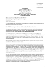 Statement by Solomon Passy, Minister of Foreign Affairs of the Republic of Bulgaria Statement by Solomon Passy, Minister of Foreign Affairs of the Republic of Bulgaria