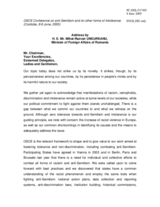 Address by Mihai-Razvan Ungureanu, Minister of Foreign Affairs of Romania Address by Mihai-Razvan Ungureanu, Minister of Foreign Affairs of Romania