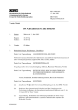 Journal of the 359th Plenary Meeting of the Forum for Security Co-operation (de)