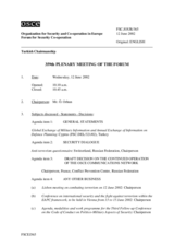 Journal of the 359th Plenary Meeting of the Forum for Security Co-operation