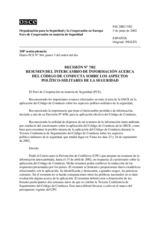 Forum for Security Co-operation Decision No. 7/02 (es)