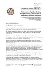 Statement by Honorable Jennette Bradley, Delegation of the United States of America Statement by Honorable Jennette Bradley, Delegation of the United States of America