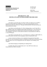 Ministerial Council Decision No. 1/05 (de)