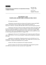 Ministerial Council Decision No. 1/05 (it)