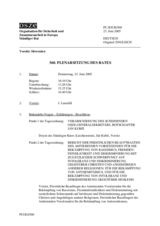 Journal of the 560th Plenary Meeting of the Permanent Council (de)