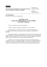 Forum for Security Co-operation Decision No. 3/05 (es)