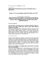 Interview with the Head of the OSCE Mission to Croatia, Slobodna Dalmacija (hr)