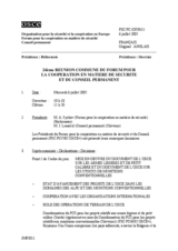 24th Joint Meeting of the Forum for Security Co-operation and the Permanent Council (fr)