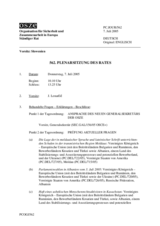 Journal of the 562nd Plenary Meeting of the Permanent Council (de)