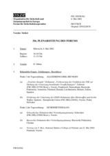 Journal of the 356th Plenary Meeting of the Forum for Security Co-operation (de)