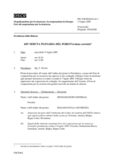 Journal of the 456th Plenary Meeting of the Forum for Security Co-operation/Corrected reissue (it)