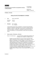 Journal of the 563rd Plenary Meeting of the Permanent Council (fr)