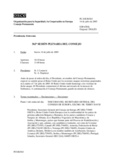 Journal of the 563rd Plenary Meeting of the Permanent Council (es)