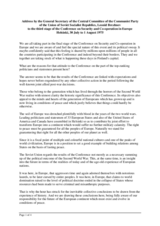 Speech by USSR CP General Secretary Leonid Brezhnev to the CSCE, Helsinki 1975