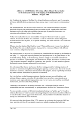 Speech by USSR Foreign Minister Eduard Shevardnadze, Helsinki 1985