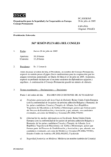 Journal of the 565th Plenary Meeting of the Permanent Council (es)