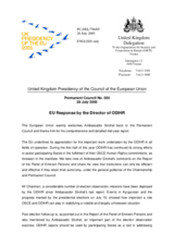 Statement by the Delegation of the United Kingdom/EU in response to the Director of ODIHR