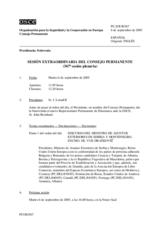 Journal of the 567th Special Plenary Meeting of the Permanent Council (es)