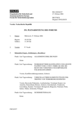 Journal of the 351st Plenary Meeting of the Forum for Security Co-operation (de)