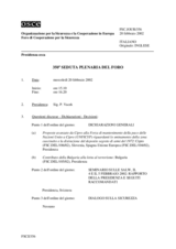 Journal of the 350th Plenary Meeting of the Forum for Security Co-operation (it)