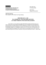 Forum for Security Co-operation Decision No. 2/02 (de)