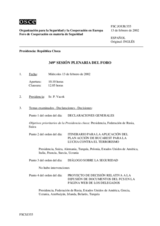 Journal of the 349th Plenary Meeting of the Forum for Security Co-operation (es)