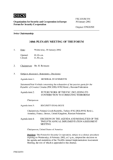 Journal of the 348th Plenary Meeting of the Forum for Security Co-operation