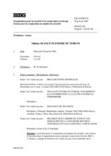 Journal of the 348th Plenary Meeting of the Forum for Security Co-operation (fr)