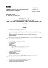 Forum for Security Co-operation Decision No. 1/02