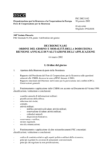 Forum for Security Co-operation Decision No. 1/02 (it)