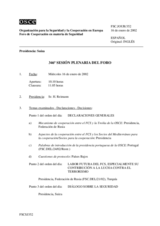 Journal of the 346th Plenary Meeting of the Forum for Security Co-operation (es)