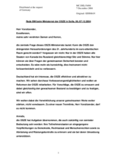 Statement by Germany