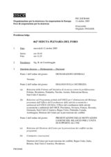 Journal of the 462nd Plenary Meeting of the Forum for Security Co-operation (it)