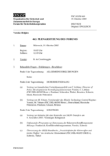 Journal of the 463rd Plenary Meeting of the Forum for Security Co-operation (de)