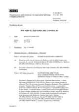 Journal of the 573rd Plenary Meeting of the Permanent Council (it)