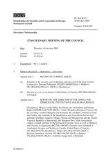 Journal of the 573rd Plenary Meeting of the Permanent Council