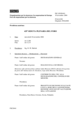 Journal of the 435th Plenary Meeting of the Forum for Security Co-operation (it)