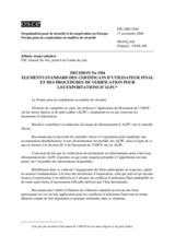 Forum for Security Co-operation Decision No. 5/04 (fr)