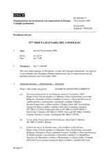 Journal of the 577th Plenary Meeting of the Permanent Council (it)