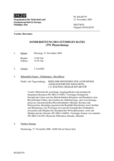 Journal of the 579th Special Plenary Meeting of the Permanent Council (de)