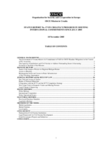 Status report No. 17 on Croatia's progress in meeting international commitments