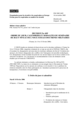 Forum for Security Co-operation Decision No. 4/05 (fr)
