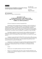 Forum for Security Co-operation Decision No. 5/05 (es)